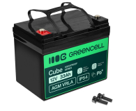 Green Cell Cube AGM VRLA IP54 12V 33Ah - 1364782 - zdjęcie 1